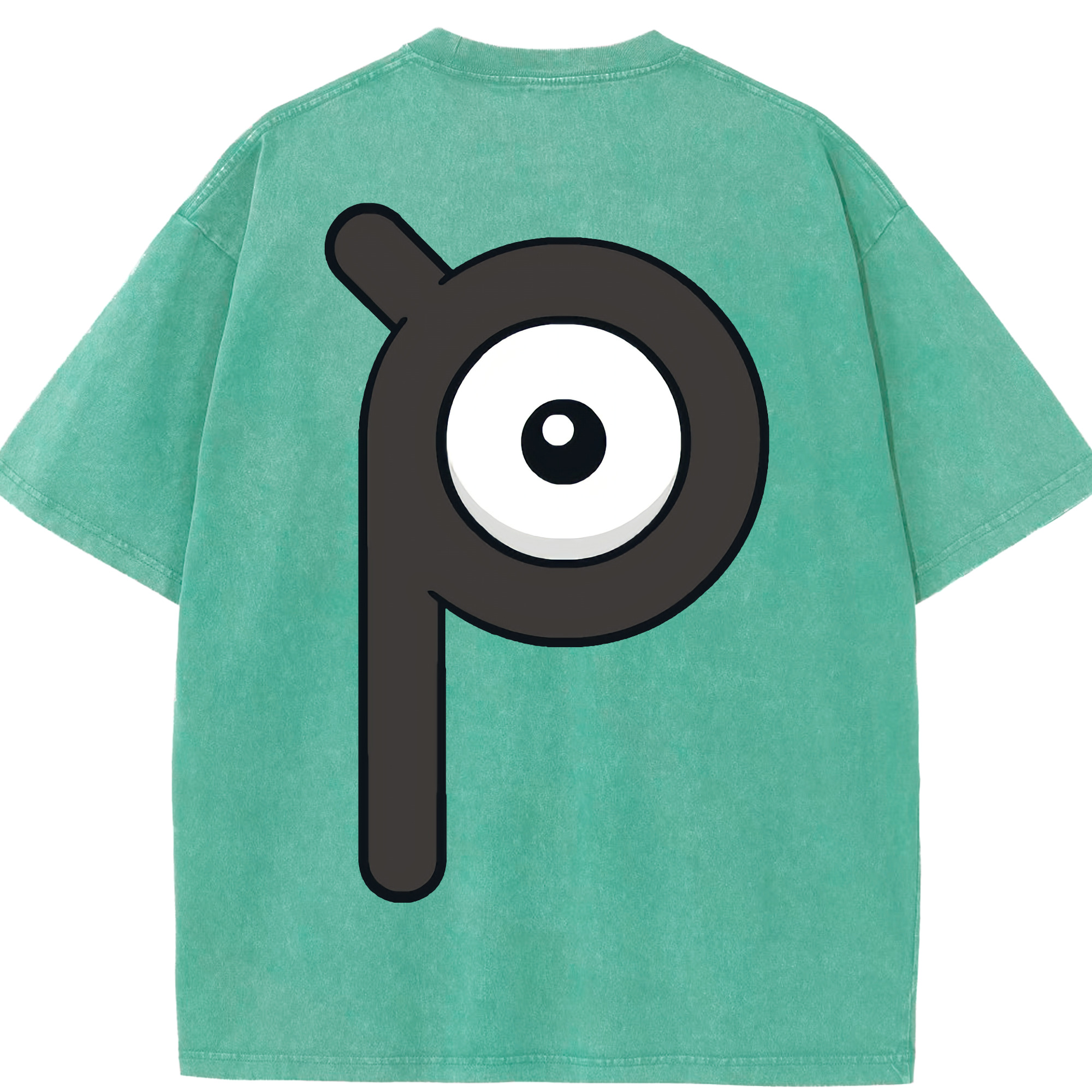 （画像用） ポケットモンスター Pokémon 綿100% ヴィンテージ風 半袖Tシャツ（背面プリント）